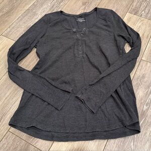Sonoma Dark Grey Henley Top